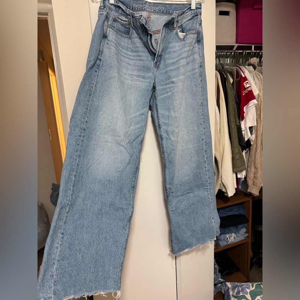 American Eagle Outfitters Blue Skater Jeans